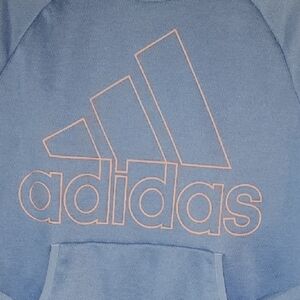 Adidas Sky Blue Pullover Hoodie